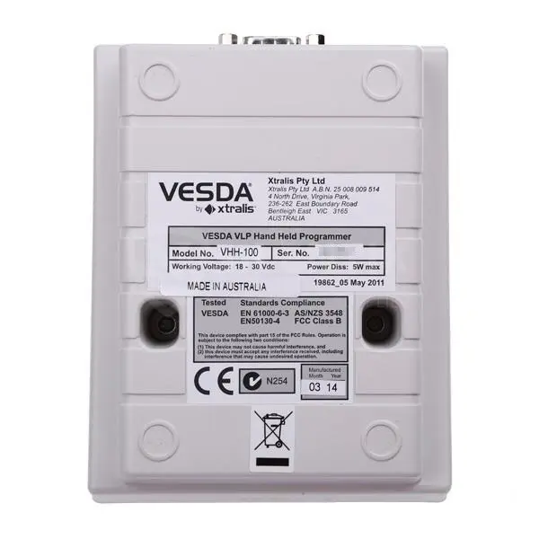 Xtralis-Vesda VHH-100 Hand-Held LCD Programmer